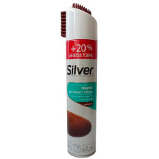Фарба для нубуку та замші Silver, коричнева, 250 мл